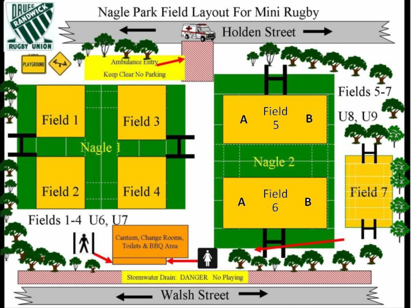 Nagle Park layout